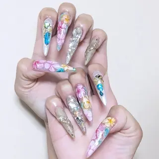 ネイル Lily nail 船橋 yuki🍒のネイルデザイン