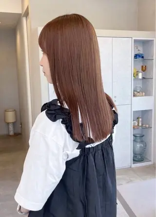 セミロング カラー runa｜color 🩰straightのヘアスタイル