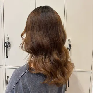 セミロング ヘアアレンジ 永田 遥香のヘアスタイル