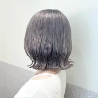 ミディアム カラー 🩵ブリーチカラー MIORI🩵のヘアスタイル