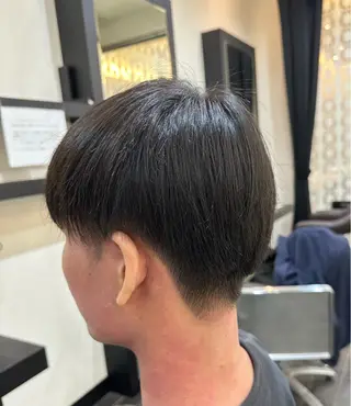メンズ ナチュラルヘア 神田一瑳のヘアスタイル