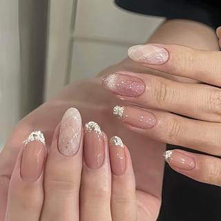 ネイル By moonネイル 🌷ワンホン/韓国風のネイルデザイン