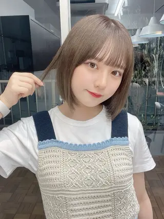 カラー ayaka♡ 柔らかカラーのヘアスタイル