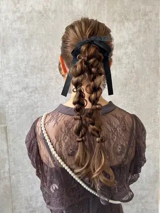 ヘアアレンジ 🍑透明感カラー 🍑chizuruのヘアスタイル