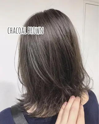 ミディアム カラー 年間1500人担当 代表　南一路のヘアスタイル