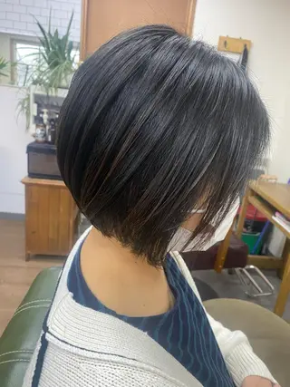 ショート 永沼 真依のヘアスタイル