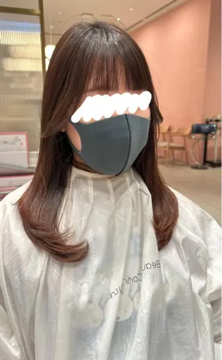 ロング 🍑韓国風レイヤー 🍑莉子のヘアスタイル