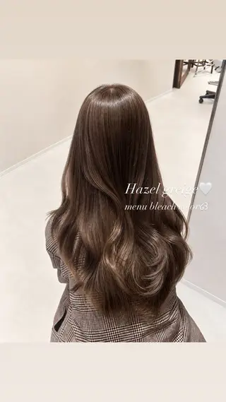 ロング カラー ブリーチなしWカラー 🎀韓国ヘア/amiのヘアスタイル