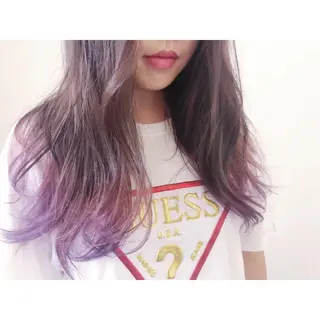 セミロング パーマ カラー ヘアアレンジ 齋藤 大貴のヘアスタイル