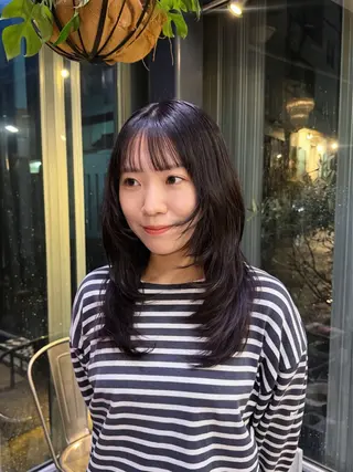 セミロング MISATO | 神戸元町のヘアスタイル