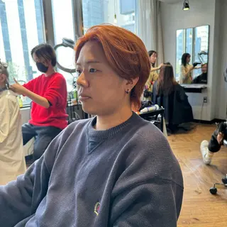 メンズ 檜谷 晴　顔周りカットのヘアスタイル