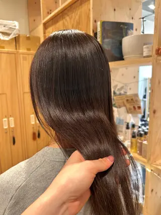 ミディアム カラー ボブ/ベージュ 透明感/kazuiのヘアスタイル