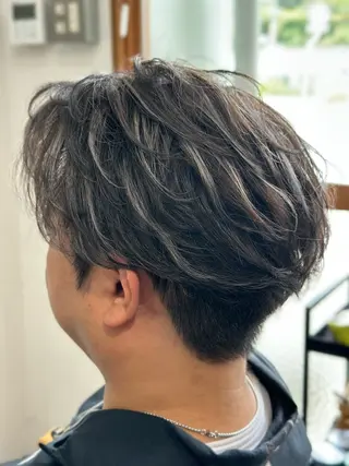 カラー メンズ Snalyメンズ特化 スエハラのヘアスタイル