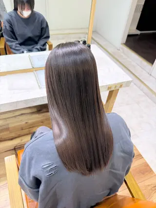 セミロング 茂木俊哉 /縮毛矯正のヘアスタイル