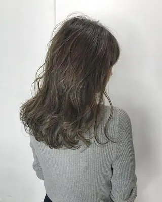 ロング カラー メンズ縮毛矯正 細谷碧海のヘアスタイル