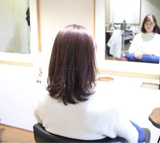 ミディアム カラー creep hair nozomiのヘアスタイル
