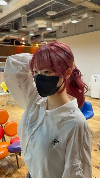 ロング 冨田 昌亮のヘアスタイル