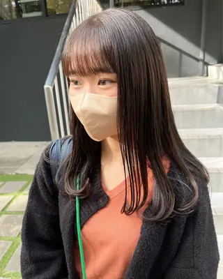 ミディアム 🐰桃山台/髪質改善 山亀のヘアスタイル