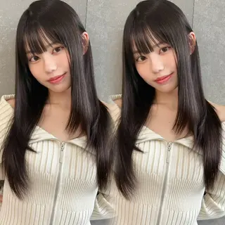 ロング レイヤー/美髪矯正 /赤味消し　古舘悠登のヘアスタイル