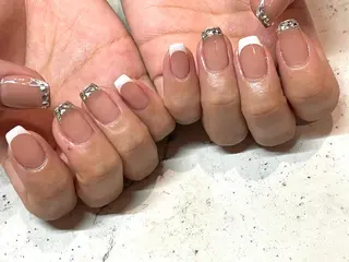 ネイル 韓国/ワンホン/長さ 出しつけ放題🎀のネイルデザイン