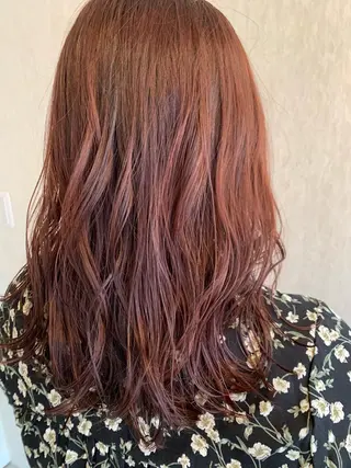 セミロング カラー LUXBE LUCEのヘアスタイル