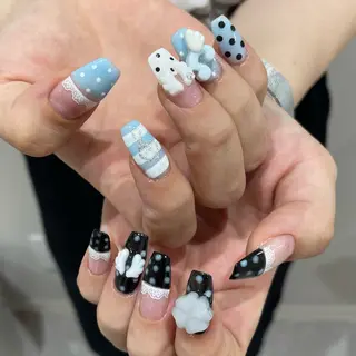 ネイル うの 韓国ﾈｲﾙ໒꒱⋆⭒˚のネイルデザイン