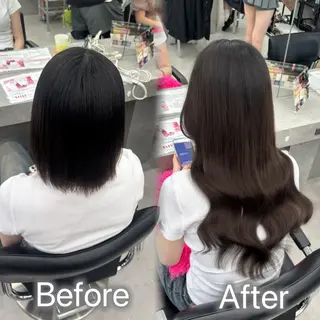 ロング エクステ🫧艶カラー ￤横浜  ももはのヘアスタイル