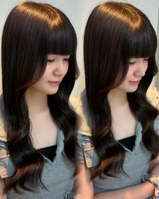 ロング 🎀asumi 🍓艶カラー特化🎀のヘアスタイル