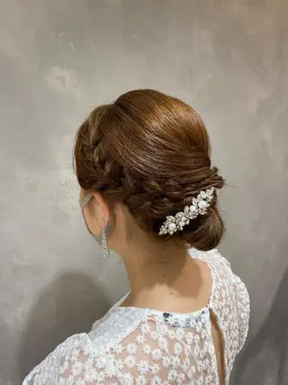 セミロング ヘアアレンジ 伊藤 いほみのマツエク・マツパデザイン