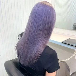 セミロング カラー 【美髪矯正/絹髪】 🎀hinano🎀のヘアスタイル