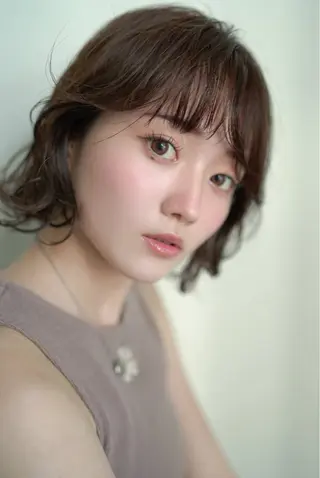 ミディアム STYEL kuyukoのヘアスタイル