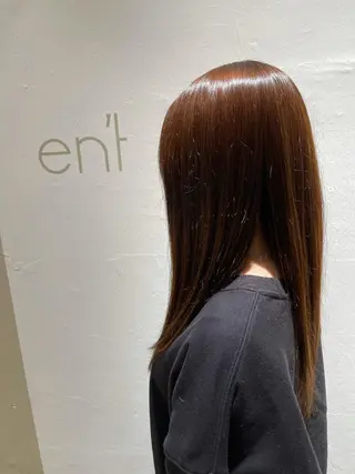 セミロング 山本 舜也のヘアスタイル