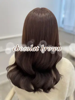 ロング カラー いぶきゆう 栄/カットモデルのヘアスタイル