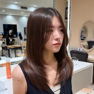 ロング 齋藤 俊知のヘアスタイル