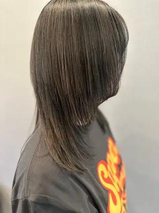 ミディアム カラー K Harukaのヘアスタイル