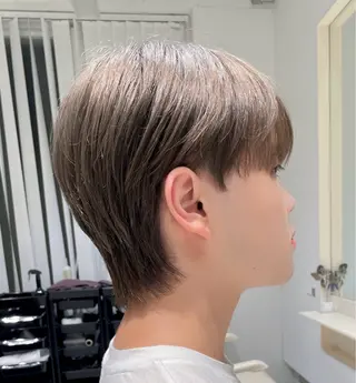 ショート カラー メンズ 似合わせスタイル 表参道🌿ちえのヘアスタイル
