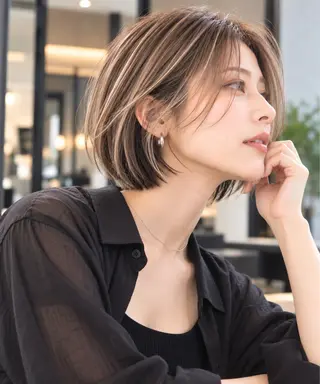 ショート カラー 西山竜一 /垢抜け大人髪のヘアスタイル