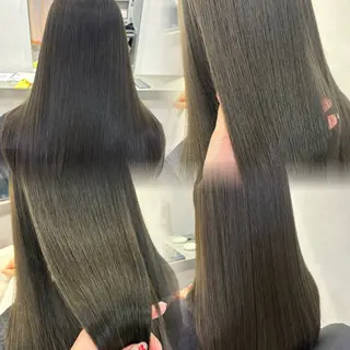 ロング カラー ヘアアレンジ 透明感カラー/顔周り カット🌸サクラ🌸のヘアスタイル