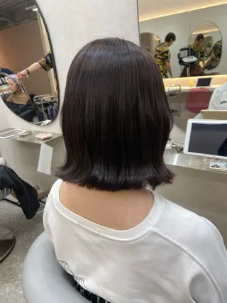 ミディアム カラー 新宿/韓国ヘア 中明度カラー/かやのヘアスタイル