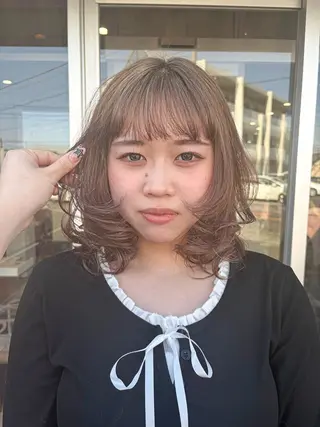 ミディアム ボブ&寒色🎐ᩚ 短髪 COCOROのヘアスタイル