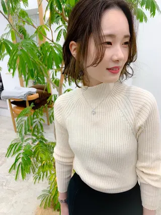ショート カラー パーマ/パーマ落とし /藤木舜太のヘアスタイル