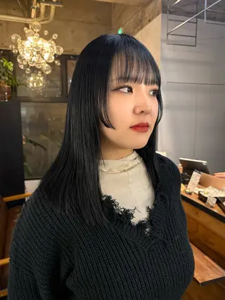 セミロング おぐら はるみのヘアスタイル