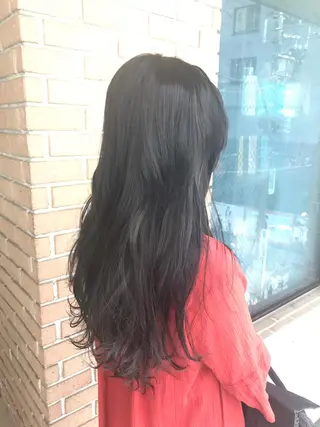 ロング カラー パーマ ヘアアレンジ メンズ キッズ ネイル マツエク・マツパ サロンドミルク 渋谷高比良のヘアスタイル