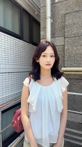 ミディアム カラー hitomi ♡ 自由が丘アシスタントのヘアスタイル