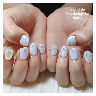 ミディアム ネイル 🐾enen style 🐾のネイルデザイン