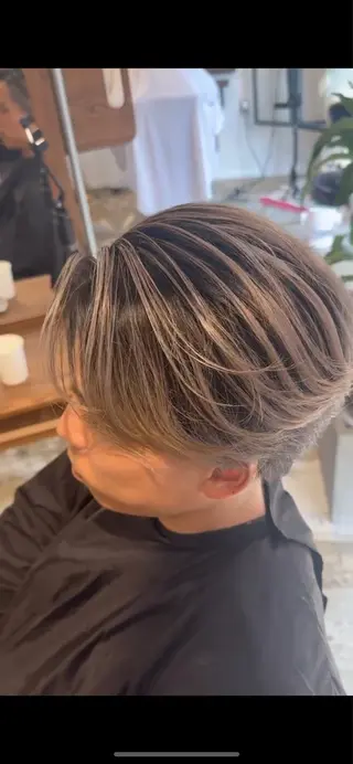 ミディアム カラー 【メンズ特化】　倉山 和樹のヘアスタイル