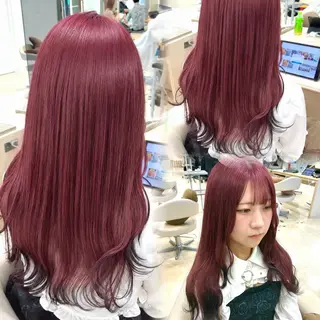 ロング カラー 暖色/ブリーチカラー 🎀 M i k uのヘアスタイル