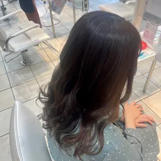 セミロング カラー ブリーチ/ヘアセット 【𝙍𝙞𝙣𝙤】のヘアスタイル