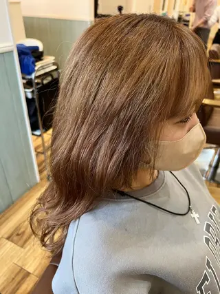 ロング カラー 🐰ハイトーンカラー 畠山 渡🐰のヘアスタイル
