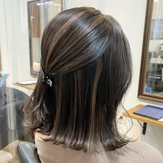 ミディアム 馬場 涼平のヘアスタイル